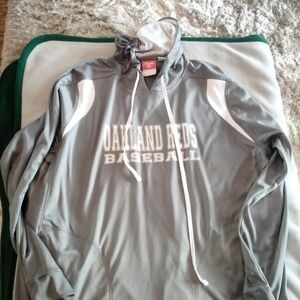 Gray Team Sweatshirt with White Accents